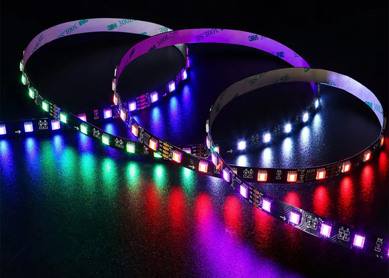 WS2805 断片点 再生 RGBCW 5色テープ RGB + 2色ファンタジー カラー 断片点 再生 12V24V