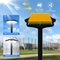 ABS 60w LED 太陽光ガーデンライト IP67 屋外道路 道路 歩道 ホームヤード