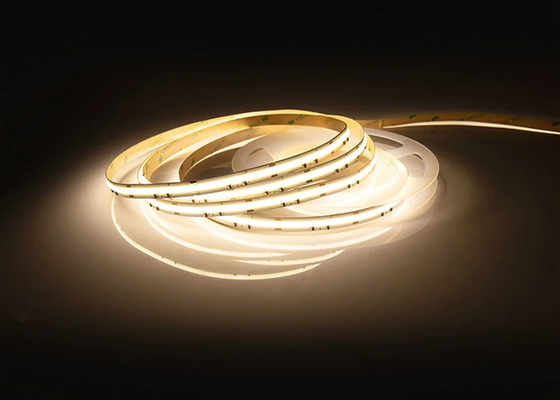 家庭装飾 20m 電圧低下なし 24V 480leds/M 切断可能 柔軟な高密度 COB LED ストライプ