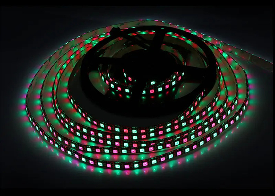 DC12Vデジタルダブル信号ライン IP20 WS2815 SMD5050 96 led/m l RGB IC アドレス可能なLEDストライプ
