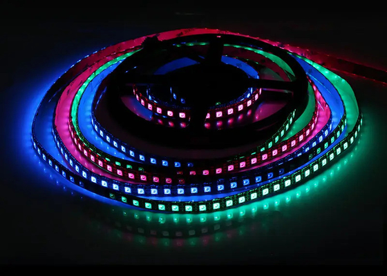 DC12Vデジタルダブル信号ライン IP20 WS2815 SMD5050 96 led/m l RGB IC アドレス可能なLEDストライプ