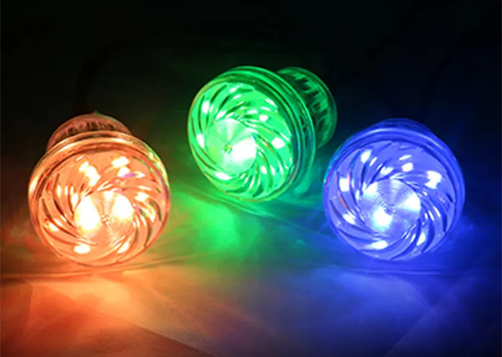 24v RGB WS2811/UCS1903 LED アミューズメントライト ピクセルライト カボショーン LED 60mm 18LED