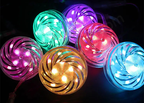 24v RGB WS2811/UCS1903 LED アミューズメントライト ピクセルライト カボショーン LED 60mm 18LED