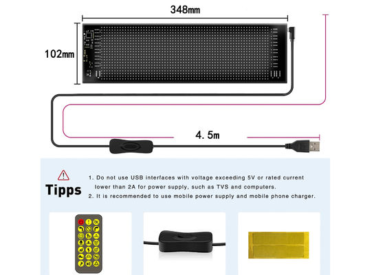 アプリ コントロール LED サインボード