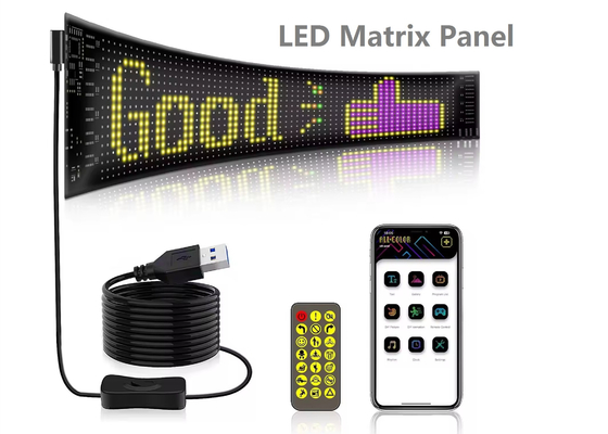 ソフトLEDスクリーン ブランド 広告 宣伝 ディスプレイ RGB カラー APP スマート プログラム可能な インテリア LED サイン