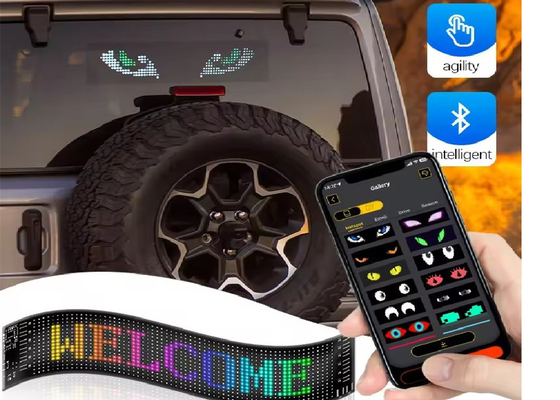 ソフトLEDスクリーン ブランド 広告 宣伝 ディスプレイ RGB カラー APP スマート プログラム可能な インテリア LED サイン