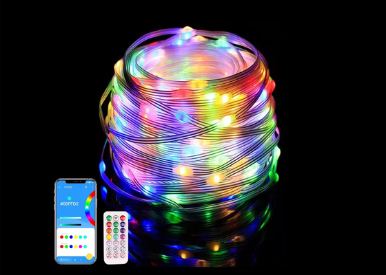 APP スマートストリングライト 防水LED クリスマス飾り 妖精ストリングライト USB スマートリモコン
