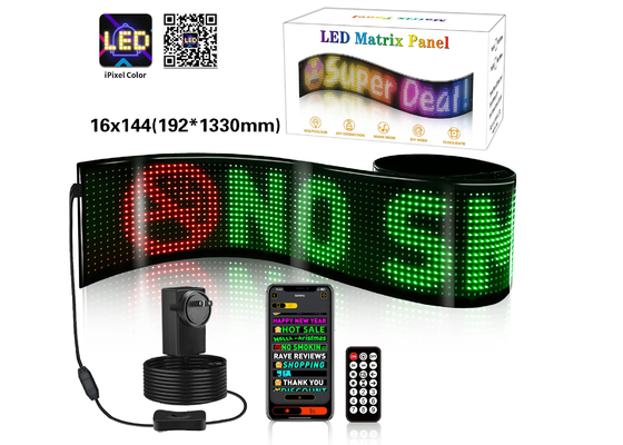リモコン RGB プログラム可能なディスプレイ 店の窓口広告 LEDソフトディスプレイ