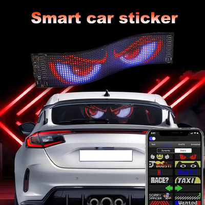 広告 スクロール LED 車用サインボード プログラム可能なアプリ制御 屋外フルカラー LEDサイン