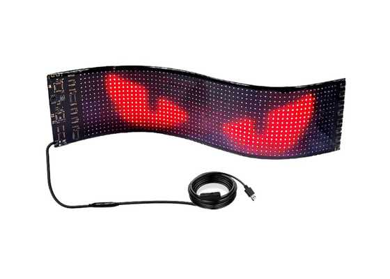 トラック デビルアイ LEDスクリーン カーライト トラック ダイナミック LEDライト スマートカーステッカー プログラム可能なLEDパネル トラックフロントガラス
