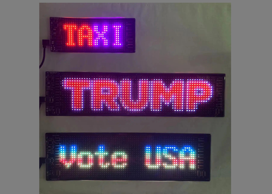 DIY LED タクシー窓ディスプレイ 車広告用 LED スクリーン JDM用 カー広告用 デザイン可変