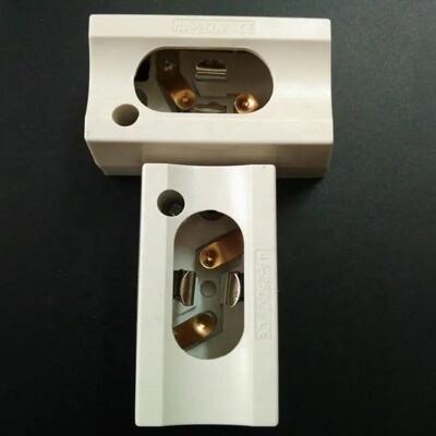 リニアライト S14s S14d ベース 蛍光灯 ラインランプホルダー 白熱電球ソケット LED照明