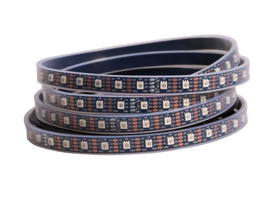 防水式 SK9822/APA102/APA102c RGB LED ストライプ 卸売 60LED/M アドレス可能なスマートストライプライト ランドスケープ DC5V