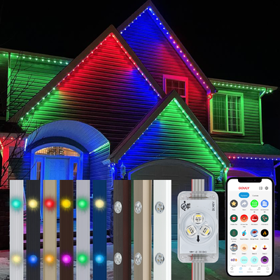 スマートコントロール LED 屋外窓灯 30W WiFi APP RGB IP65 防水